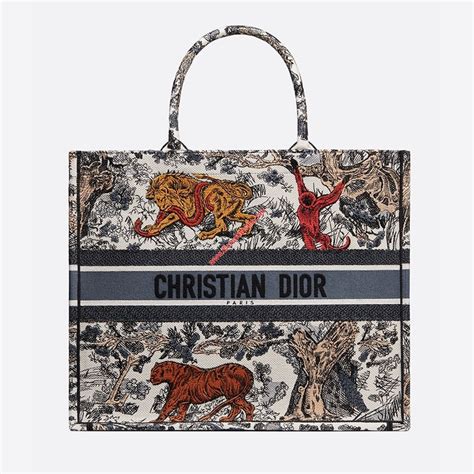 dior.canvas bag|dior tiger print tote bag.